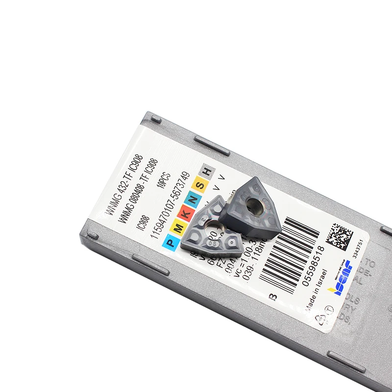 20PCS WNMG080408 TF IC908 External Turning Tools Carbide Insert Lathe Cutter Tool Tokarnyy Turning Insert