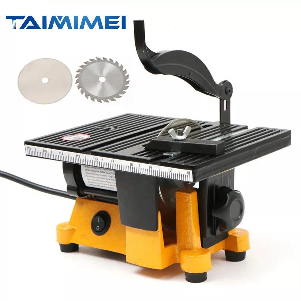 

TAIMIMEI 220V Multifunction 4" Mini Bench Saw For Cutting Wood Copper Aluminium Mini Table Saw Mini Cutting Machine