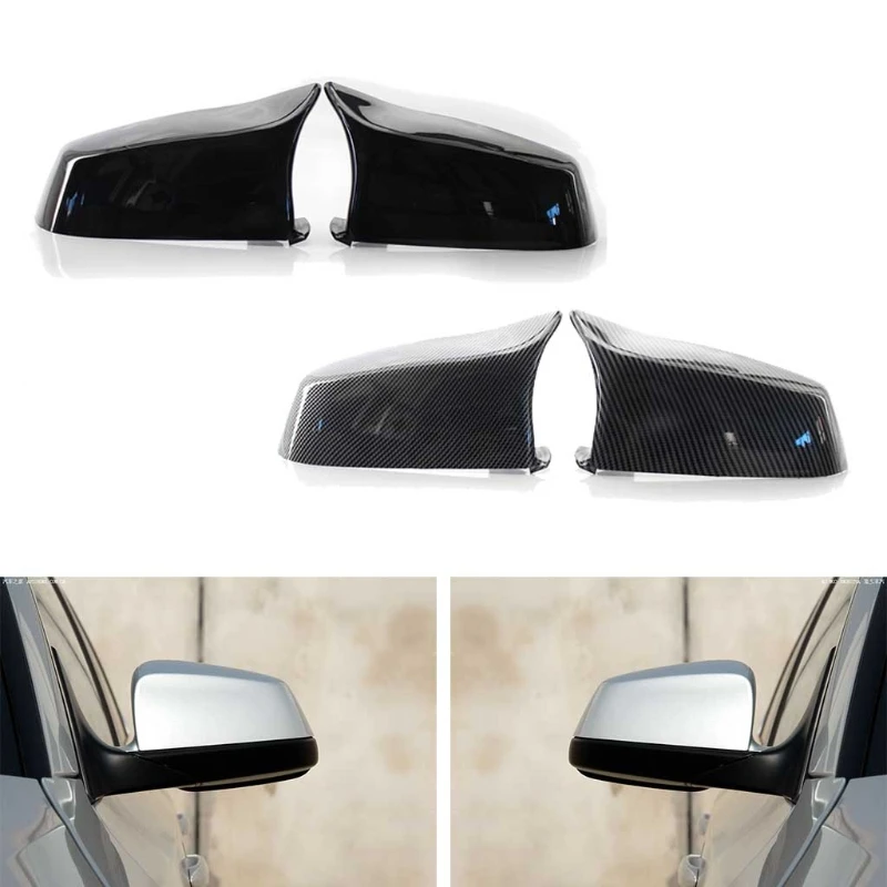 

A Pair Side Mirror Cover Cap 51167187431 51167187432 Left Right Suitable for E60 2008-2010 and More