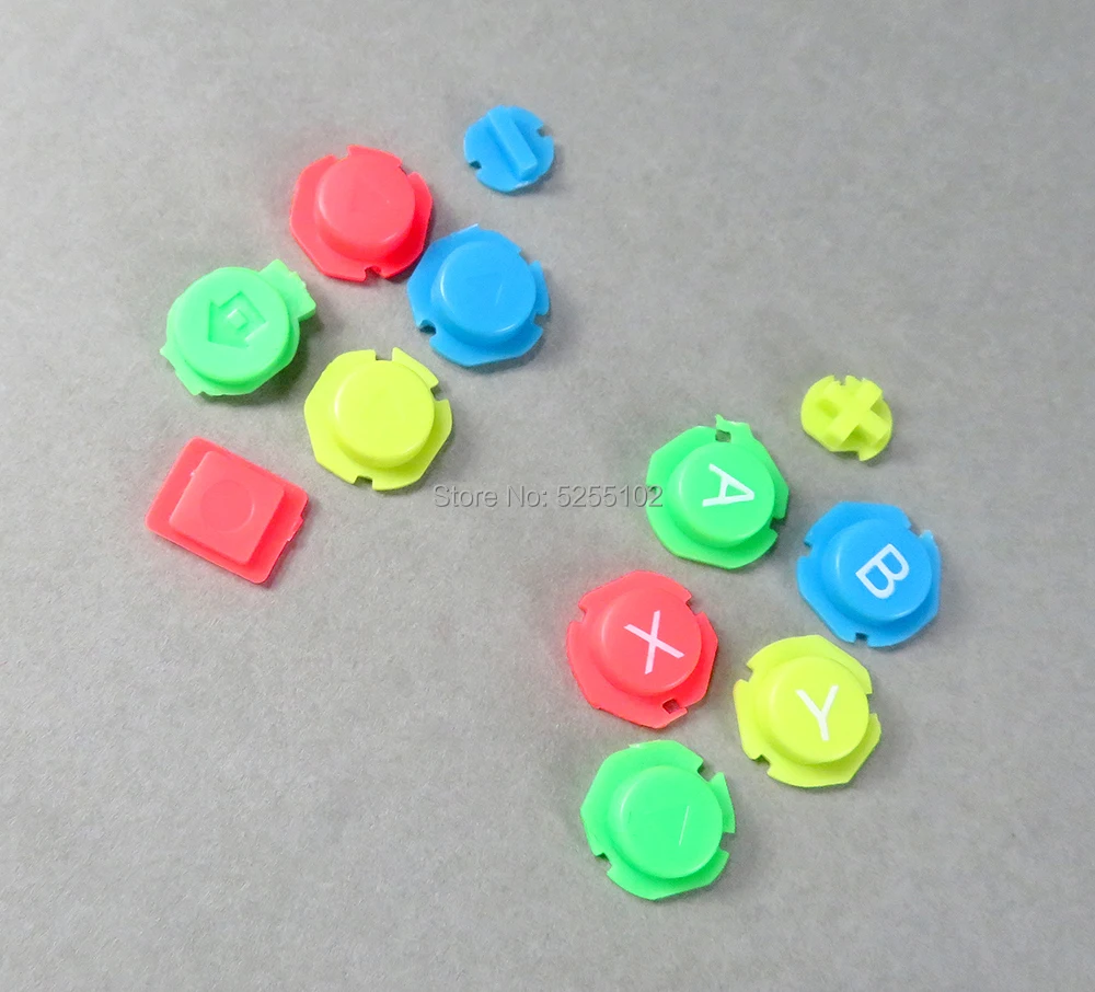 1set Colorato ABXY Direzioni Tasti Bottoni Joystick per Nintendo Switch NS NX Controller Joy con Sinistra Destra Controller