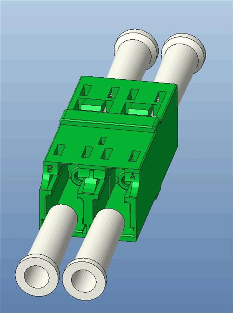 LC Optical Fiber Coupler, LC Adapter, High Density, Duplex, SM, APC, OM3, HD, FTth, ELINK, 200PCs