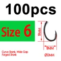 100pcs size 6