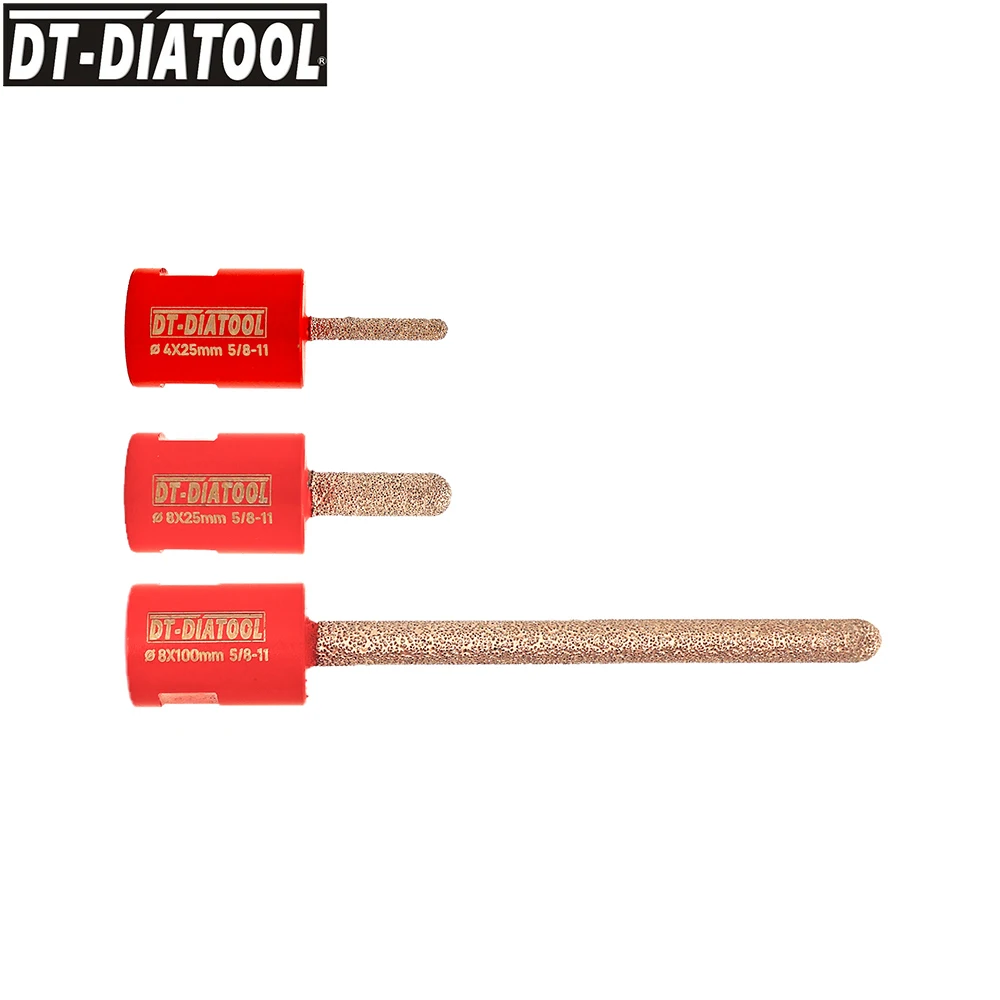 DT-DIATOOL 1 Stück Diamant-Mörtel-Frässtab, grob, zum Fräsen von Mörtel und zum Entfernen von Ziegeln, vakuumgelöteter Entfernungsstab. – Detail 4