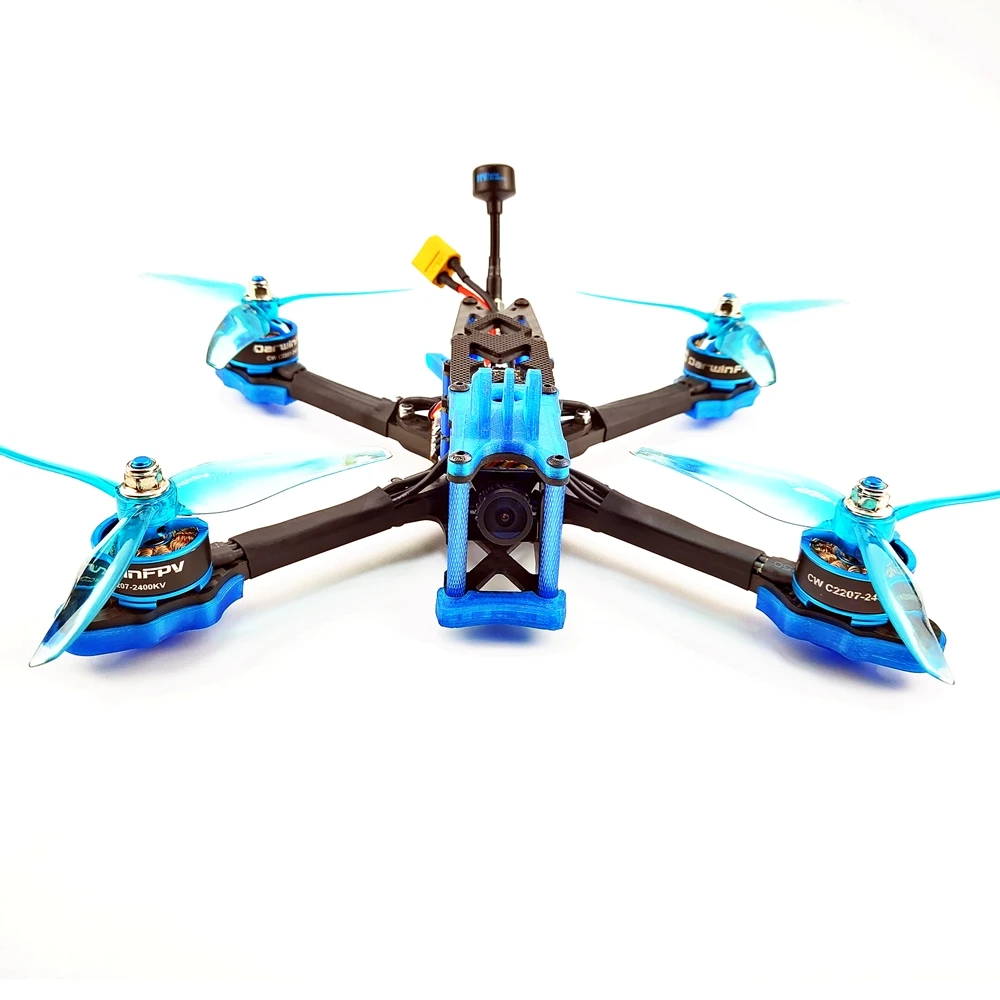 DarwinFPV darwin240 FPV Drone Johnny 5 quadricotteri 240mm 5 pollici F4 OSD 50A BLHeli_S Dshot600 800mW 1500TVL