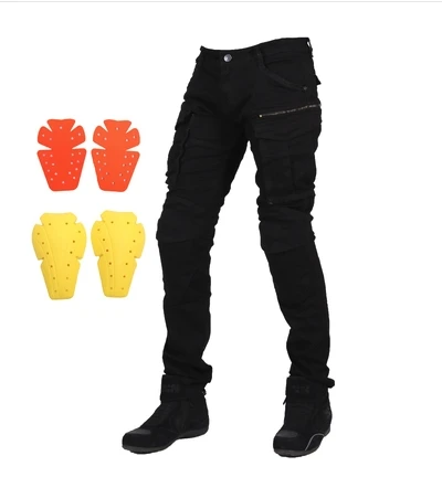 motorcycle off-road jeans pants /racing autorcycle pants /outdoor cycling pants have hip and knee protection windproof