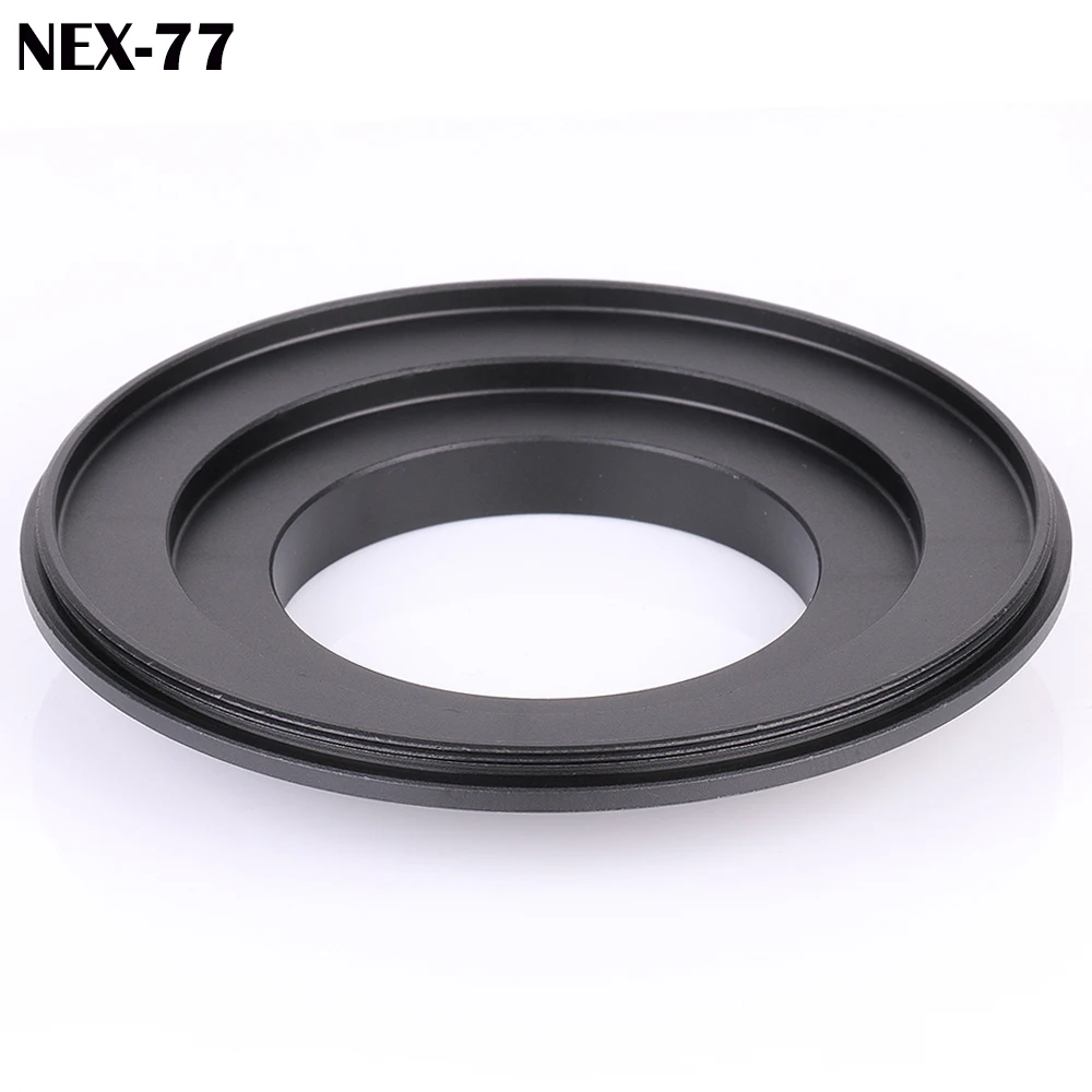 NEX-77mm Macro Reverse lens Adapter Ring for Sony Mirrorless NEX Mount