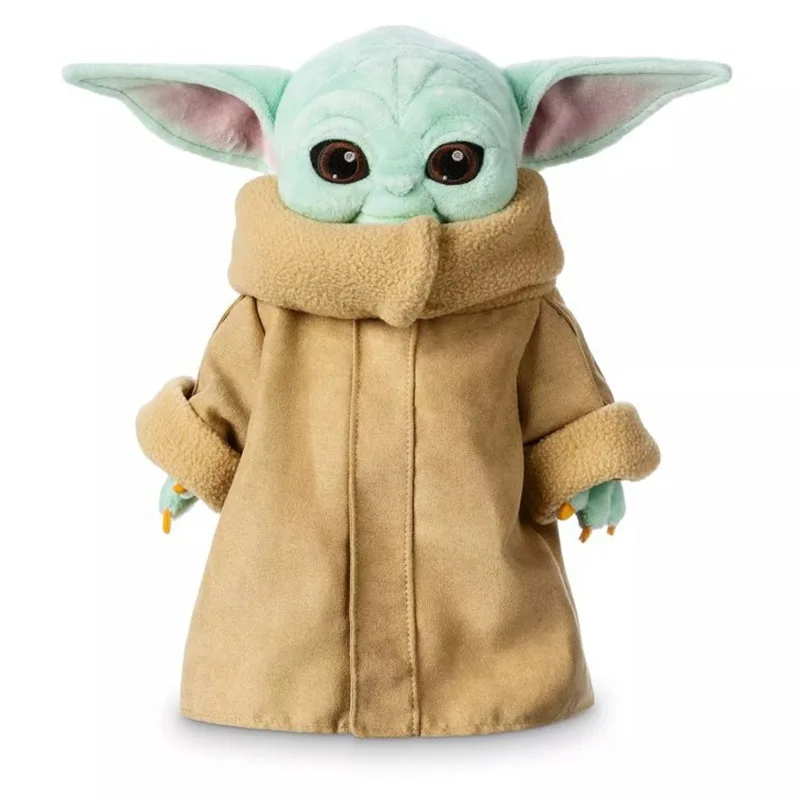 Muñeco de Peluche Baby Yoda para niño, figura de acción de Grogu, mandaloriano, 30cm