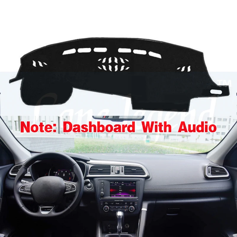 For Renault Kadjar 2015 2016 2017 2018 2019 Anti-Slip Mat Dashboard Cover Pad Sunshade Dashmat Protect Carpet Car Accessories