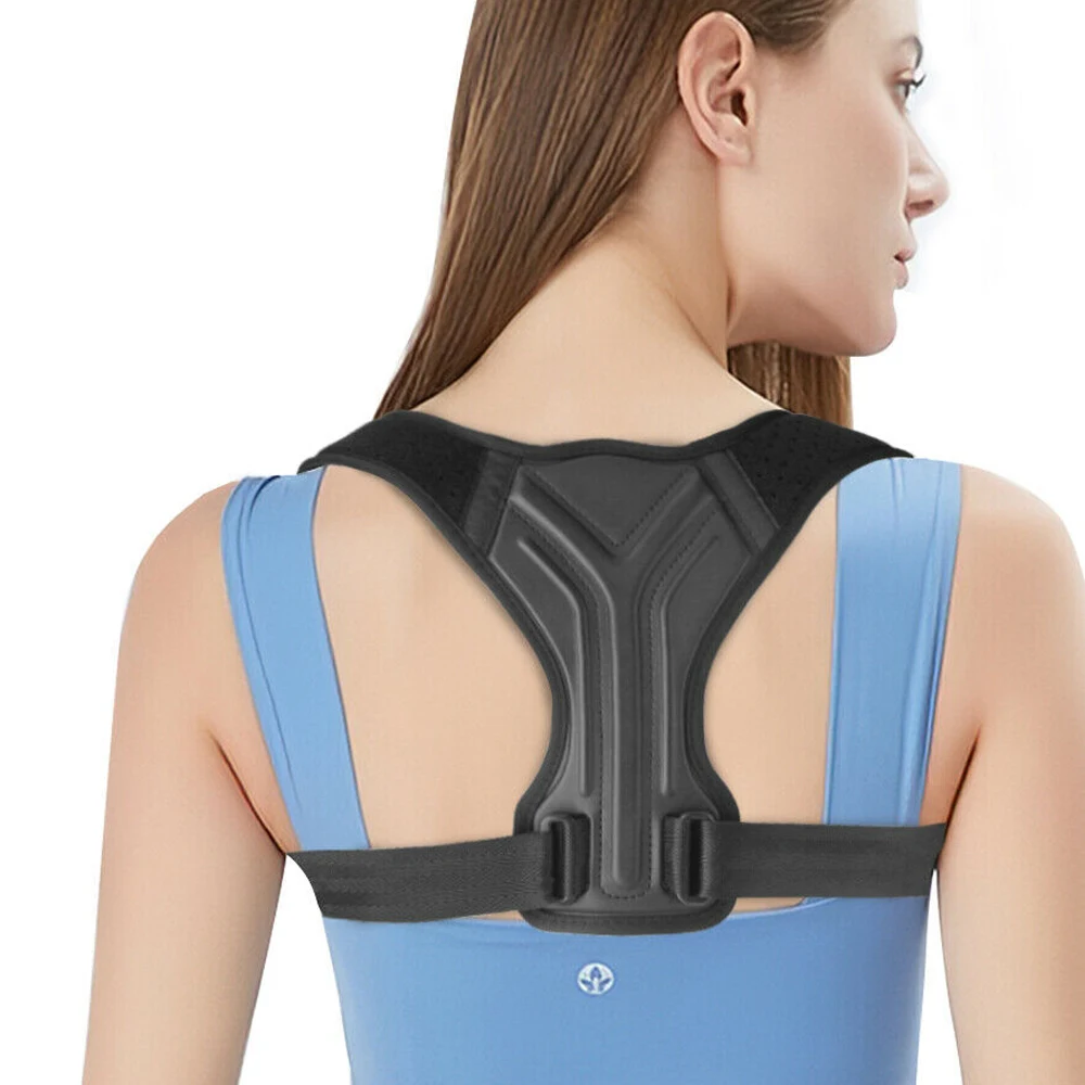 

Adjustable Posture Corrector Back Support Belt Brace Men Women Home Office Workout Training Spine Shoulder Posture Correction