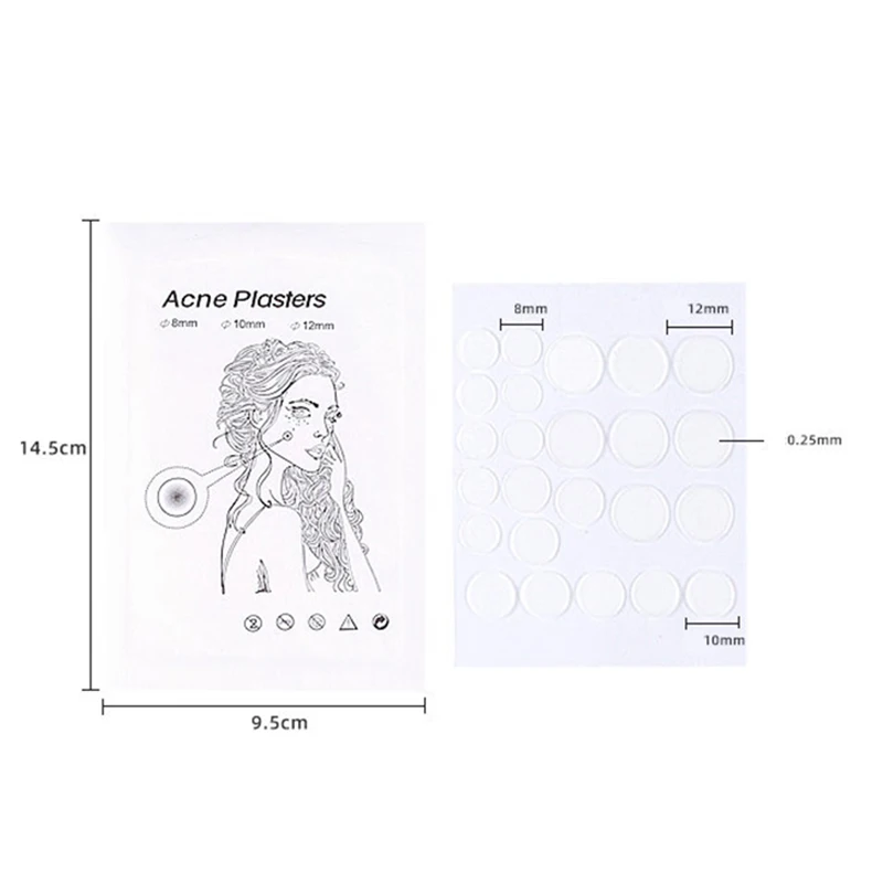 24/36pcs Acne Pimple Patch Invisible Efficient Blemish Protective Cover Zit Stickers for Acne Spot Treatment Skin Care Tool TK