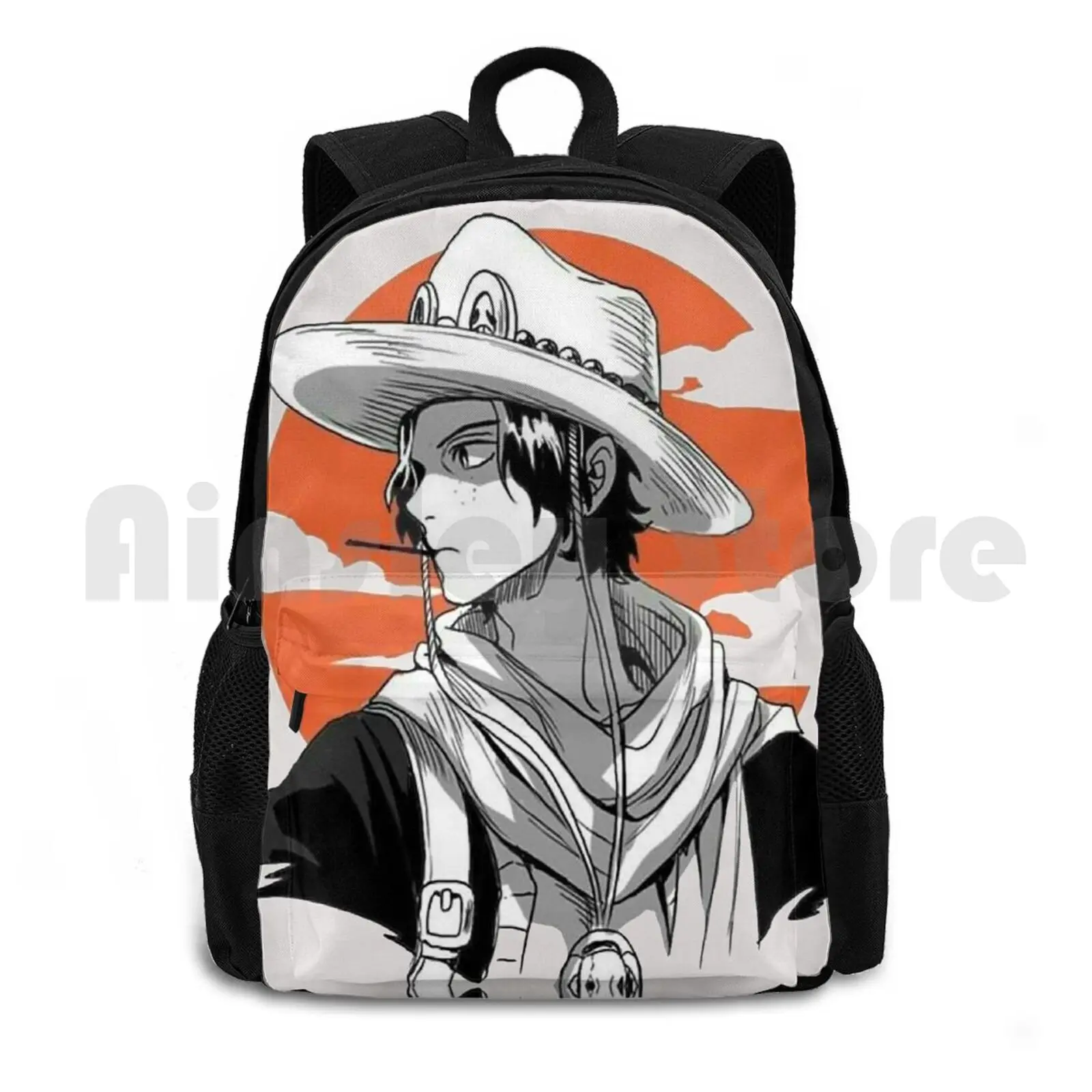 Ace Outdoor Hiking Backpack Riding Climbing Sports Bag Luffy Chapeau De Paille Mugiwara Nakama Sanji Zoro