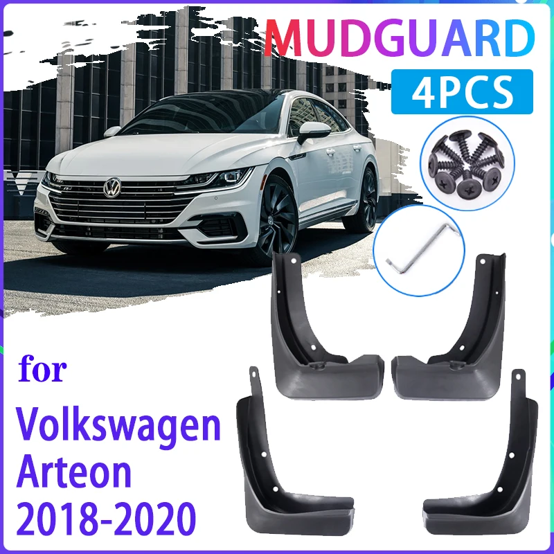 

4 PCS Car MudFlaps for Volkswagen VW Arteon 2018 2019 2020 Mudguard Splash Guards Fender Auto Accessories