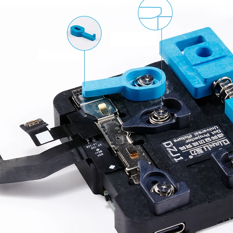 QIanli-accesorio de reparación de matriz de puntos para iphone, soporte de reparación de identificación facial para cámara frontal BGA, compatible con modelos X, XS, XSMAX, 11, 11pro MAX