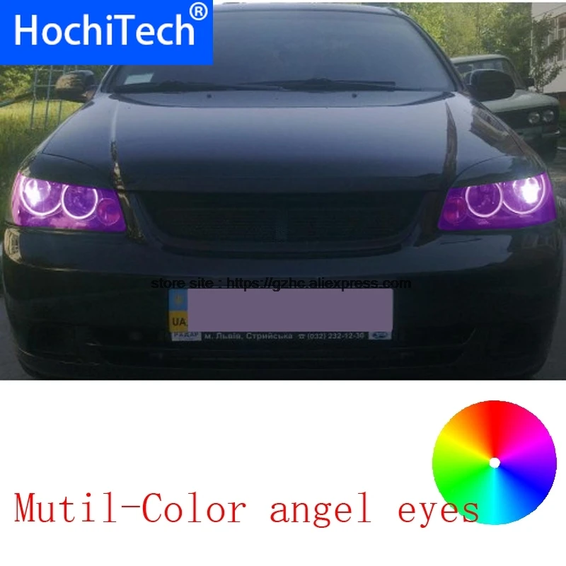 

HochiTech for Chevrolet Lacetti Optra Nubira 2002-08 car styling RGB LED Demon Angel Eyes Kit Halo Ring Day Light remote control