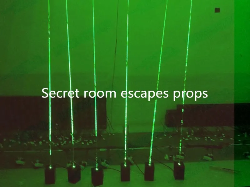 real life games escape room props Green laser transmitter Thick and thin beam escape room game