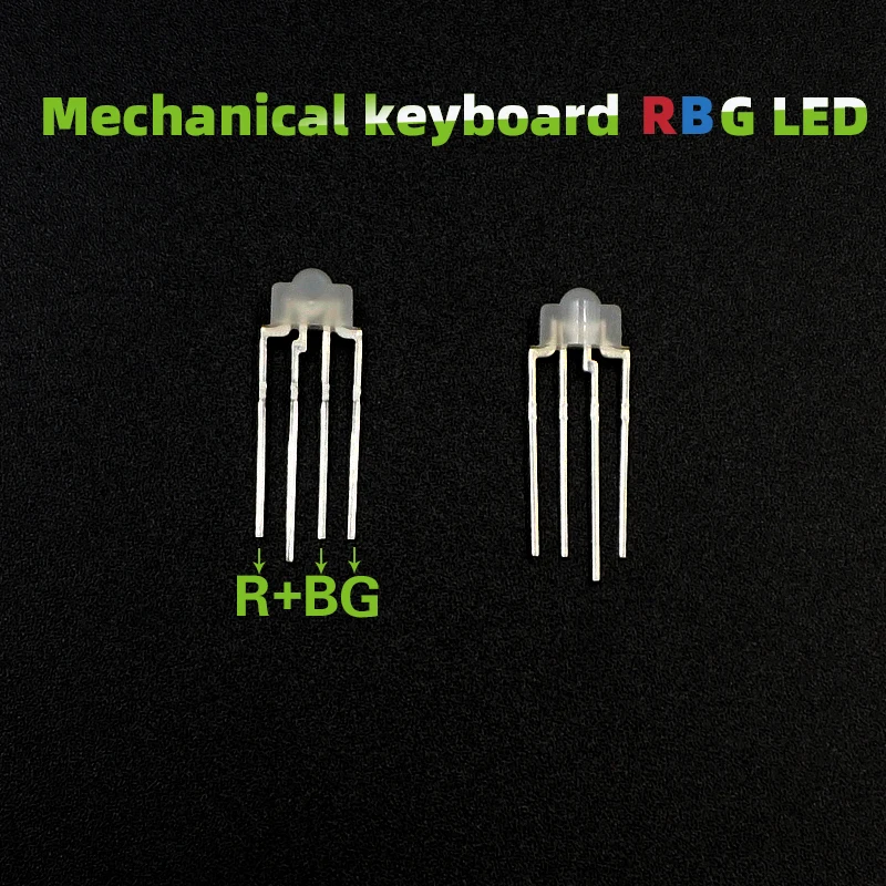 Mechanical keyboard RGB LED 4pin RBG light common anode lamp full-color for kailh OTM Gateron Greetech switch Razer keyboard