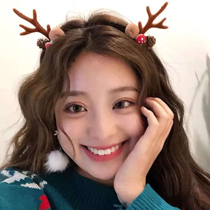 Hiasan Rambut Jepit Rambut Hiasan Kepala Jepit Rambut Jepit Rambut Klip Atas Perempuan Korea Jepit Poni Klip Telinga Rusa Ornamen Rambut