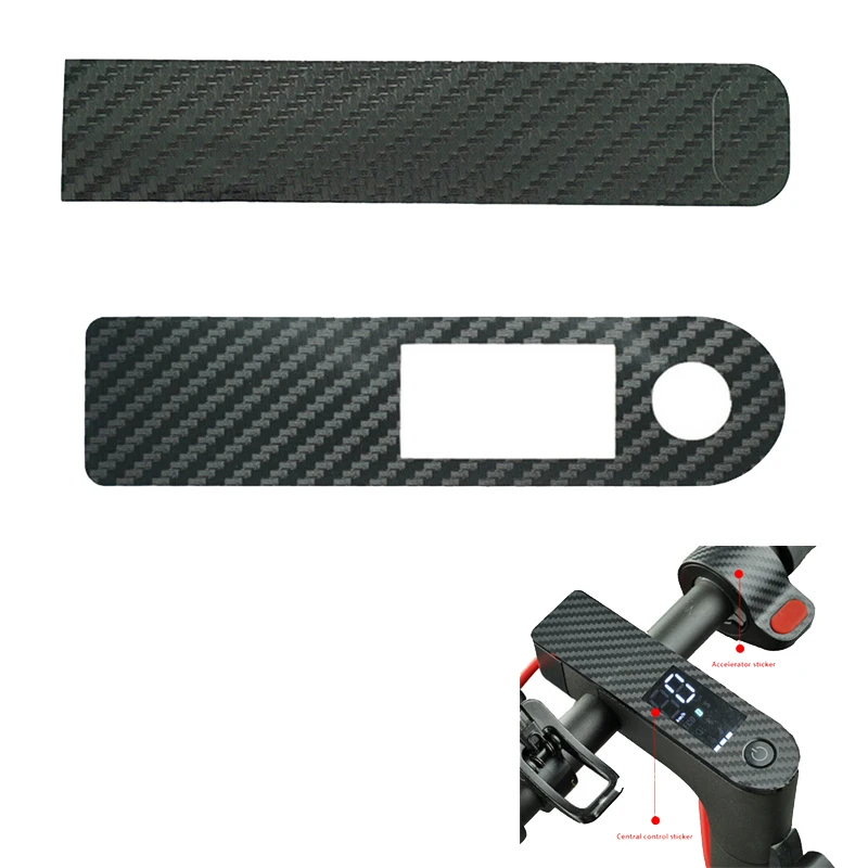 Electric Scooter Panel Carbon Fiber Waterproof Anti-Slip Protective Film Accelerator Sticker for Xiaomi Mijia M365 Pro