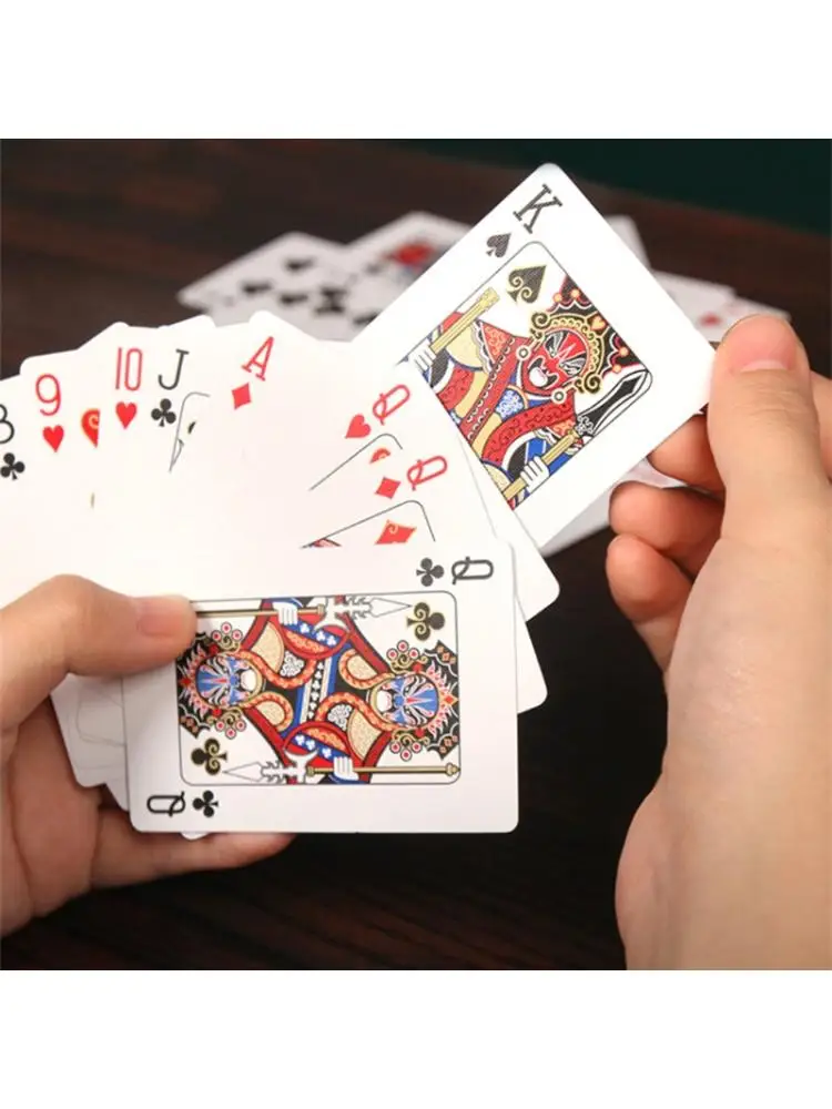 Çin tarzı Peking Opera Poker kartları çin geleneksel kültür oyun kartları PXPF