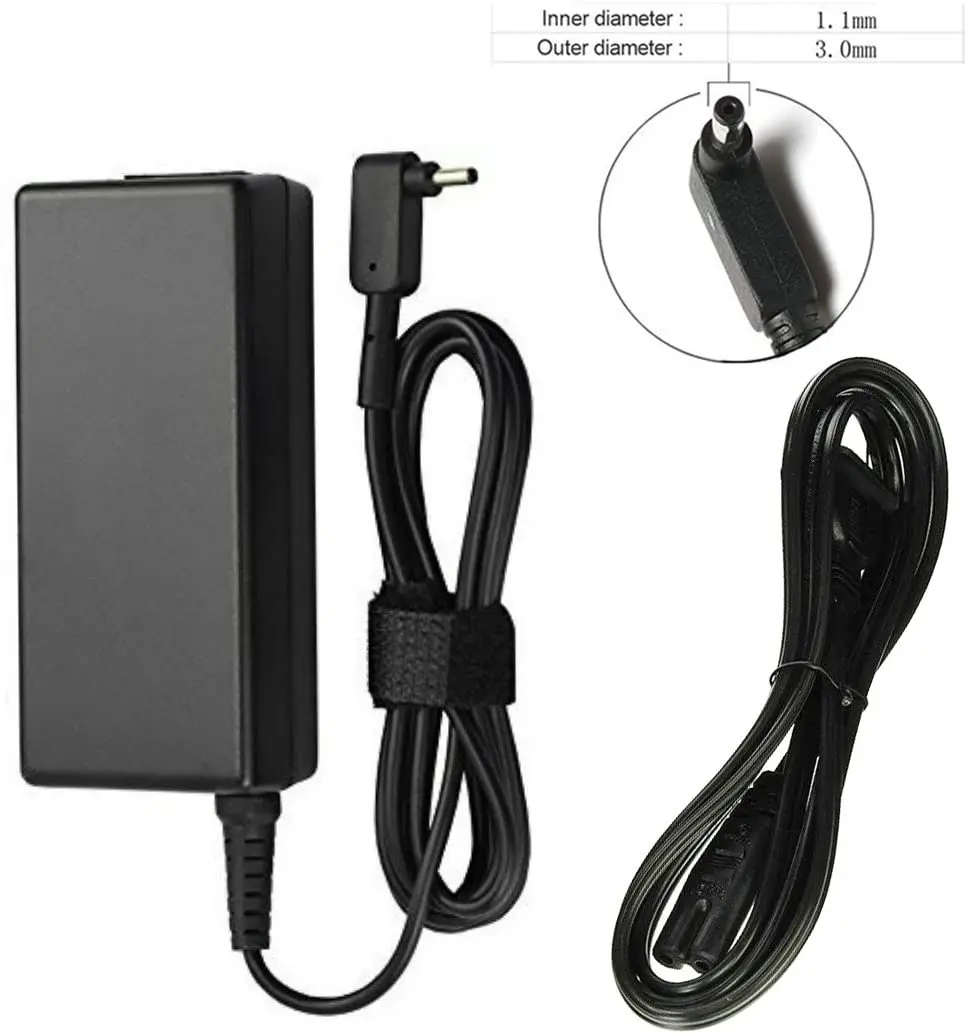 65W 19V 3.42A AC Power Adapter Charger for Chromebook 11 13 14 15 R11 CB3-131-C3SZ C720-2103 CB5-571-C1DZ CB3-111-C670 CB5-132T