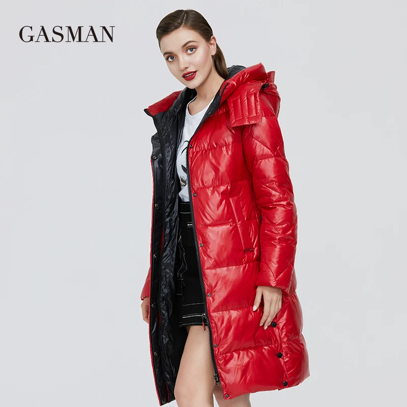 Imagem -04 - Gasman 2023 Nova Moda para Baixo Parka Jaqueta de Inverno para Mulheres Cabolsa Outwear Feminino Puffer com Capuz Grosso Jaqueta 018 de Alta Qualidade