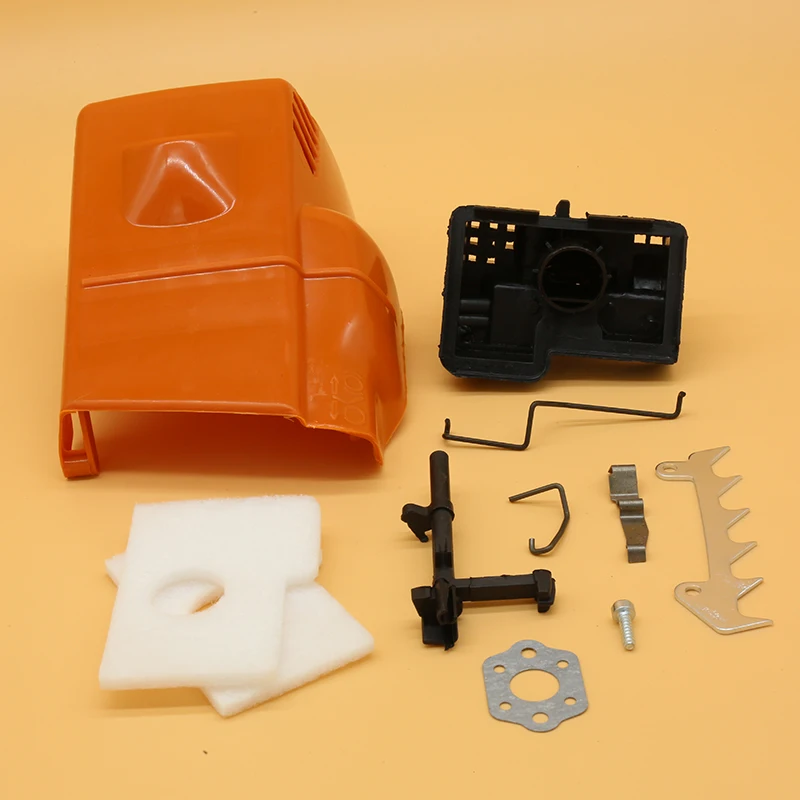 Top Cover Luchtfilter Behuizing Throttle Staaf Kit Fit Voor Stihl Ms 017 018 MS170 MS180 Benzine Kettingzaag Onderdelen