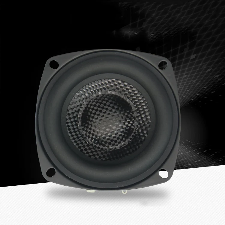 25~40W 3 Inch Speaker 4ohm~8ohm Woofer Subwoofer Speaker Bass Hifi Speaker Unit Glass Fiber Woven Basin Low Frequency Powerful