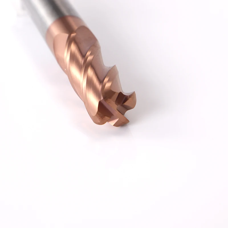 Imagem -04 - Augusttool Canto Raio Fresa Cnc r Bull Nose Fresa Carboneto de Tungstênio Aço Metal Roteador Ferramenta R0.5 r1 Flautas