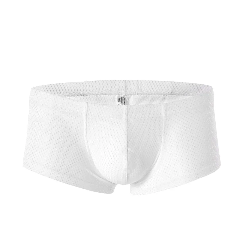 Boxer taille basse pour hommes, sous-vêtements sexy, caleçons à motifs de points, caleçons assiste, vêtements de nuit