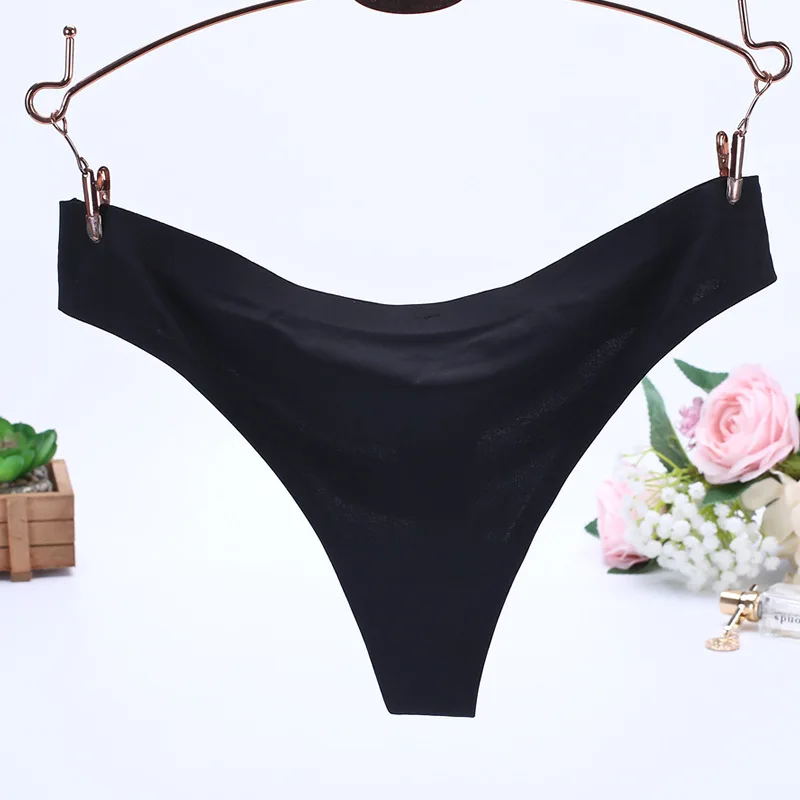 5xl big size women black color sexy underwear ladies underwear panties lingerie bikini ear pants/ thong/g-string 1pcs/lot ah09