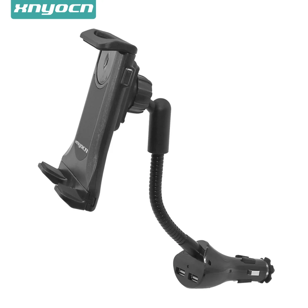 Universal Dual USB Car Vehicle Cigarette Lighter Mount Holder Stand Charger Suitable for iphon12 huawei P40 xiaomi Samsung Holde