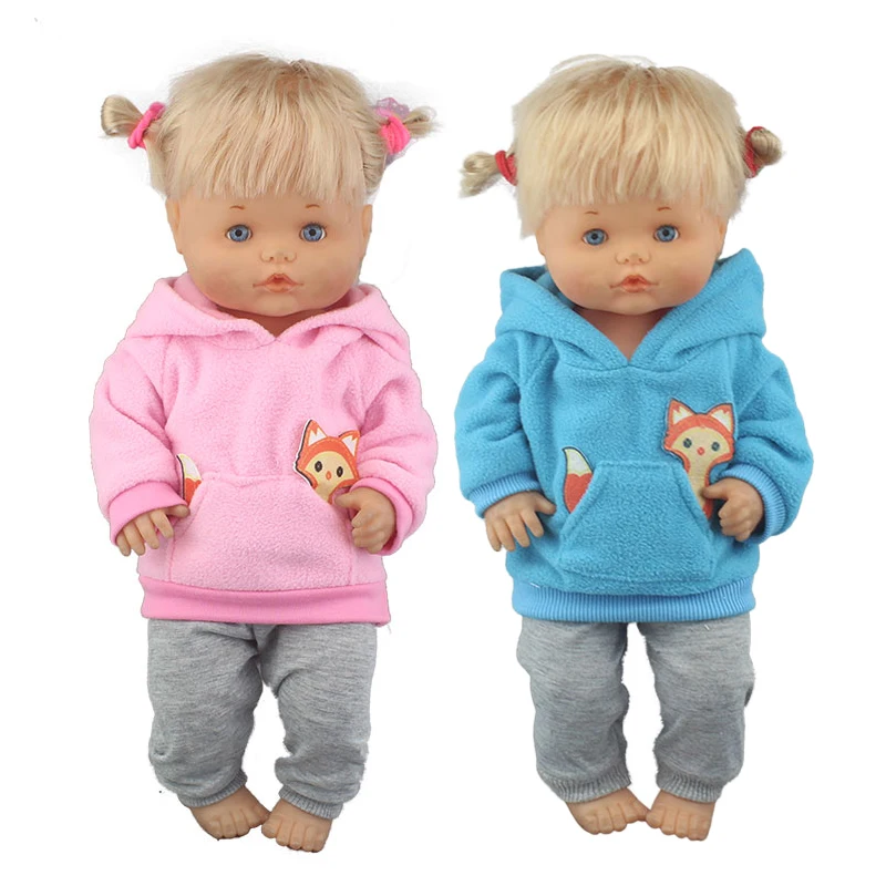 New Cute fox suits   For 42 cm Nenuco Doll 17 Inches Baby Doll Clothes