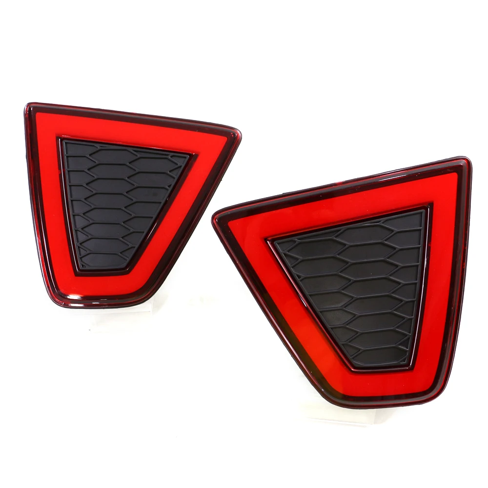 LED Rear Bumper Lamp Tail Light for Honda Fit Jazz 2014 2015 2016 2017 Fog Stop Brake Signal Taillight