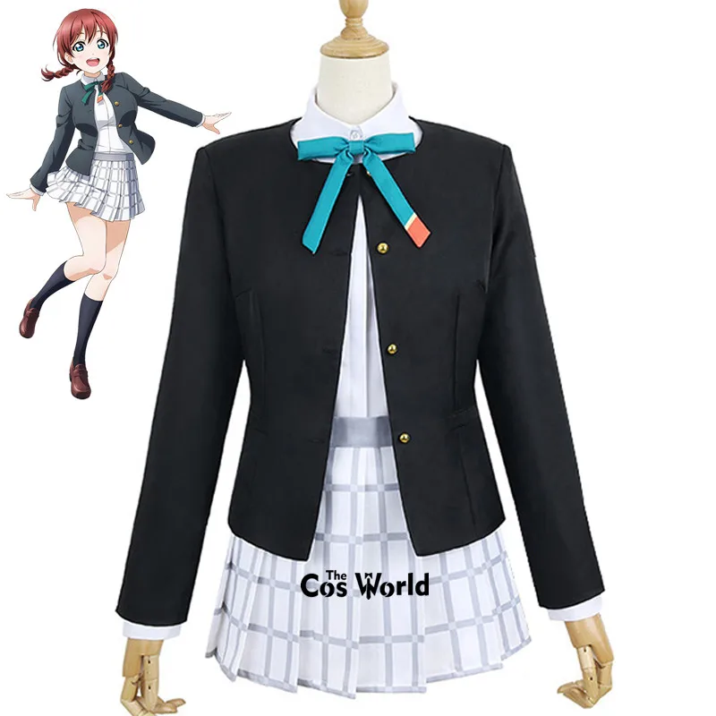 Love Live! Nijigasaki High School Idol Club Emma Verde School Uniform Outfit Anime Customize Cosplay Costumes