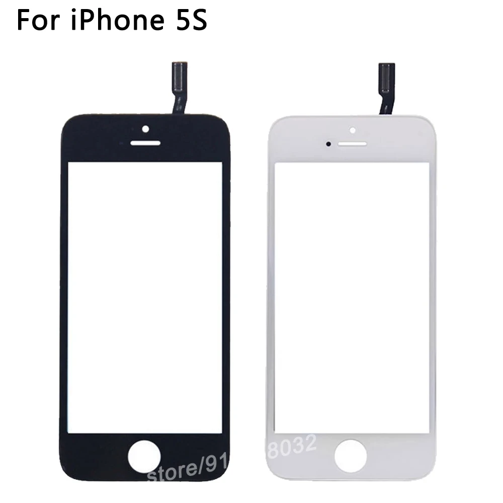 Front Touch Digitizer For iPhone 5C 5S 6Plus 6S Plus 7Plus Touch Glass For iPhone 6 Touch Panel Digitizer With Holder Frame Flex