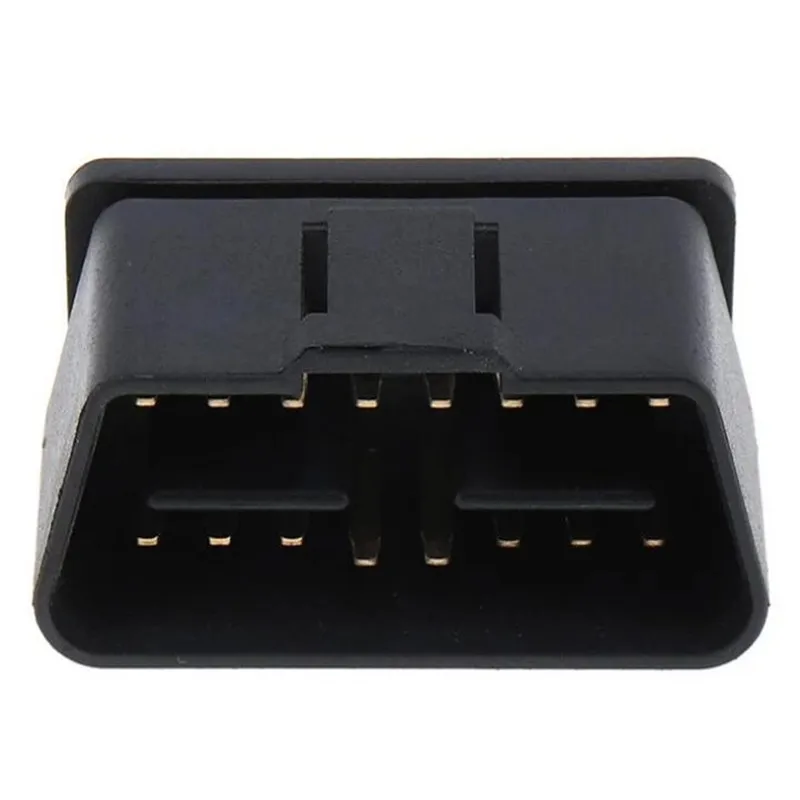 33pcs 16-pin OBD2 connector, 90-degree socket connector, car diagnostic interface in stock