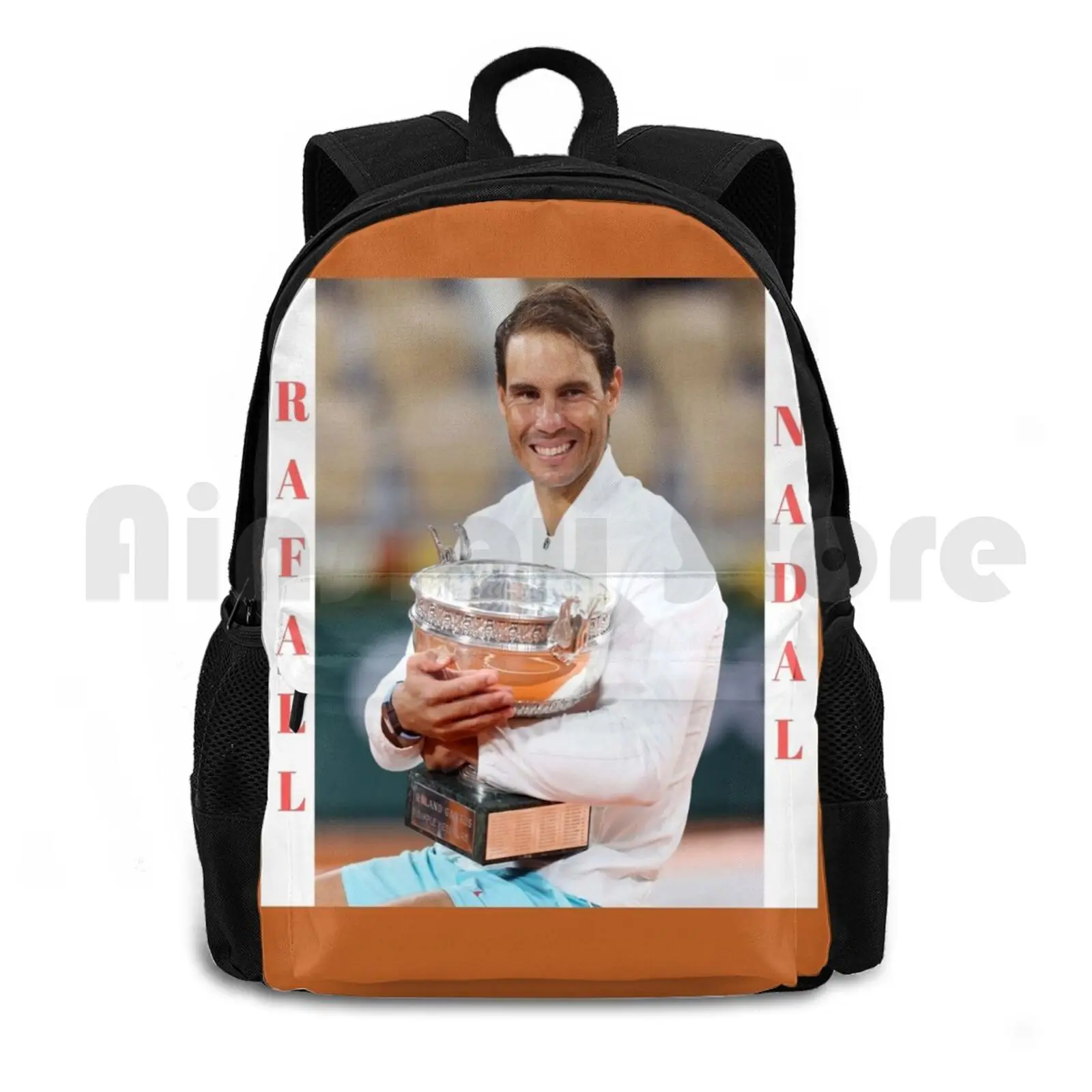 Rafael Nadal Tennis Star Outdoor Hiking Backpack Waterproof Camping Travel Rafael Nadal Tennis Nadal Rafael Autograph