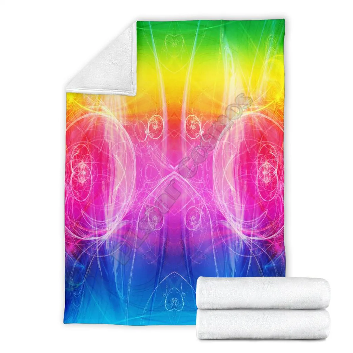 

Tie Dye Fleece Blanket 3D full printed Wearable Blanket Adults/kids Fleece Blanket HOME ACCESSORIES