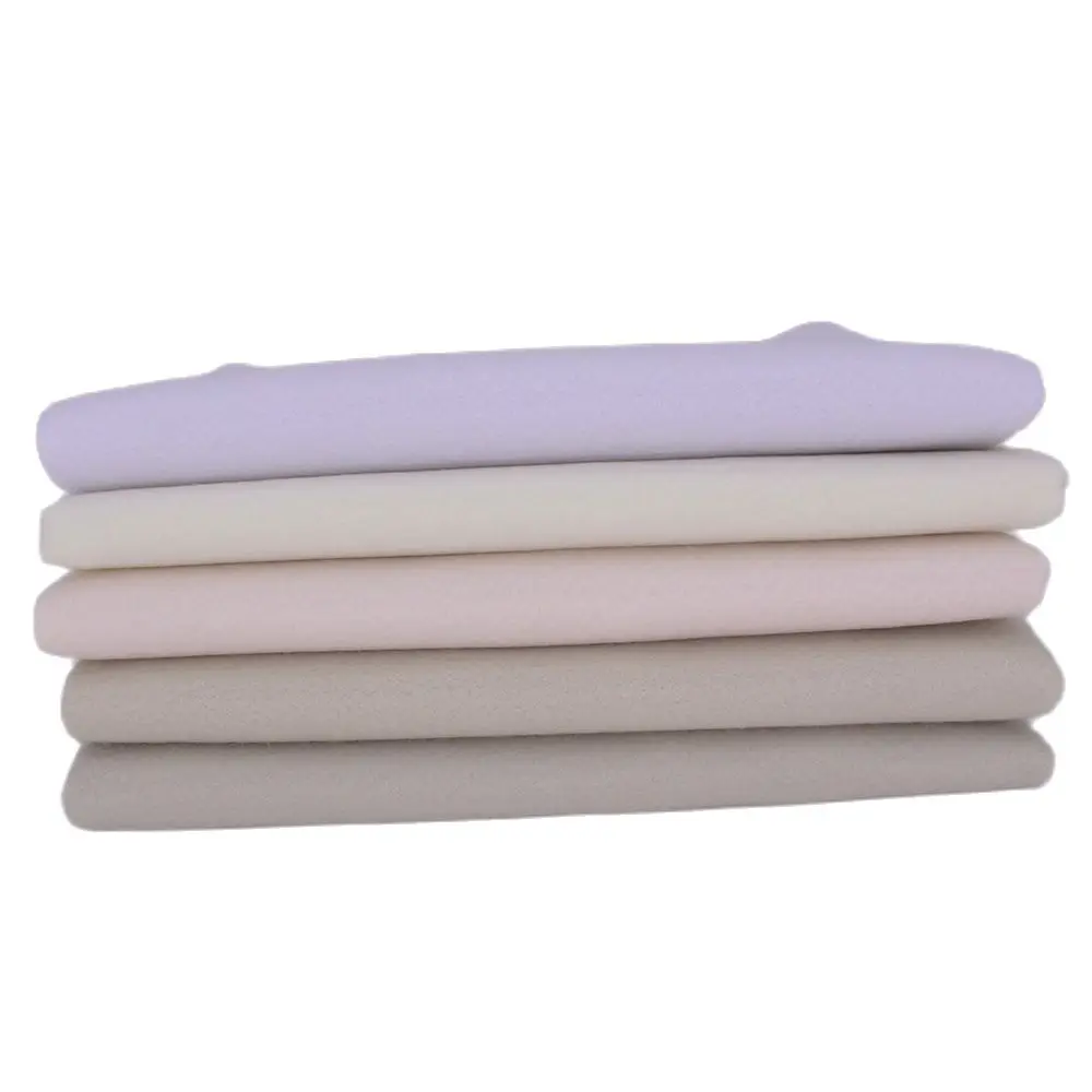 White&Beige Series Soft Felt Fabric,High Density,For Needlework DIY Sewing Dolls Crafts Non-woven Cloth 1 Pcs 45cmx110cm