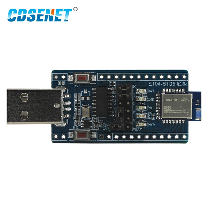 2.4GHz BLE4.2 UART Wireless Transceiver Module E104-BT05-TB USB to TTL Test Board TLSR8266 Blue-tooth Transmitter Receiver