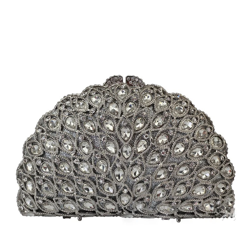 

Зеленый/синий/золотой/серебряный камень металлический клатч со стразами кошелек для женщин клатч роскошный женский кристалл вечерние банкетная сумочка