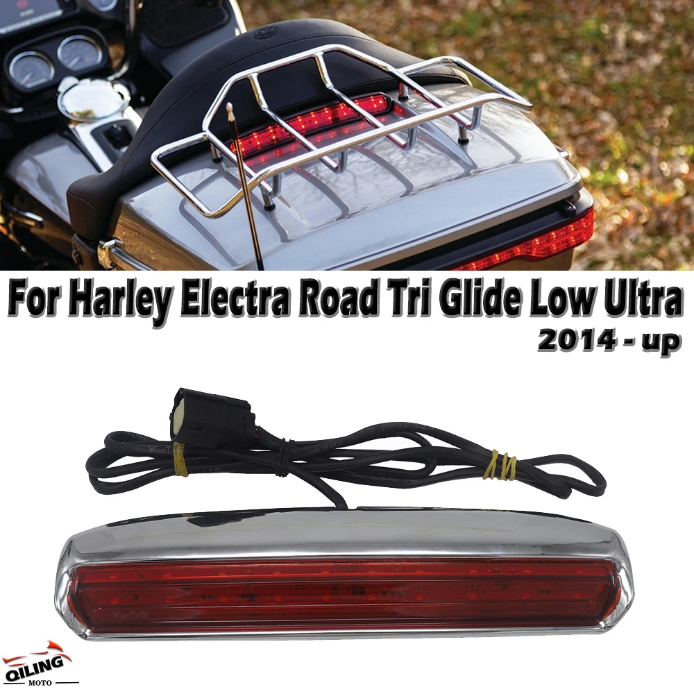 LED motorcycle Tour-Pak Decorative Lights For Harley Electra Glide Low CVO Road Glide Ultra Limited Tri Glide Lid Light Satin