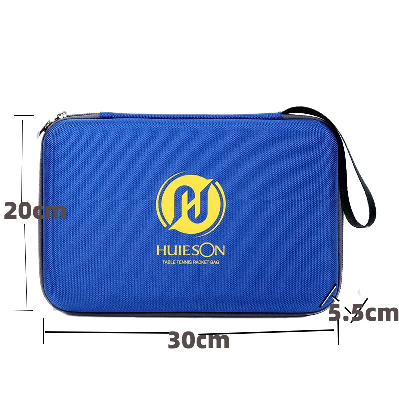 Huieson Quality Portable Table Tennis Racket Bag PU Waterproof Ping Pong Hard Case Protection for PingPong Paddle