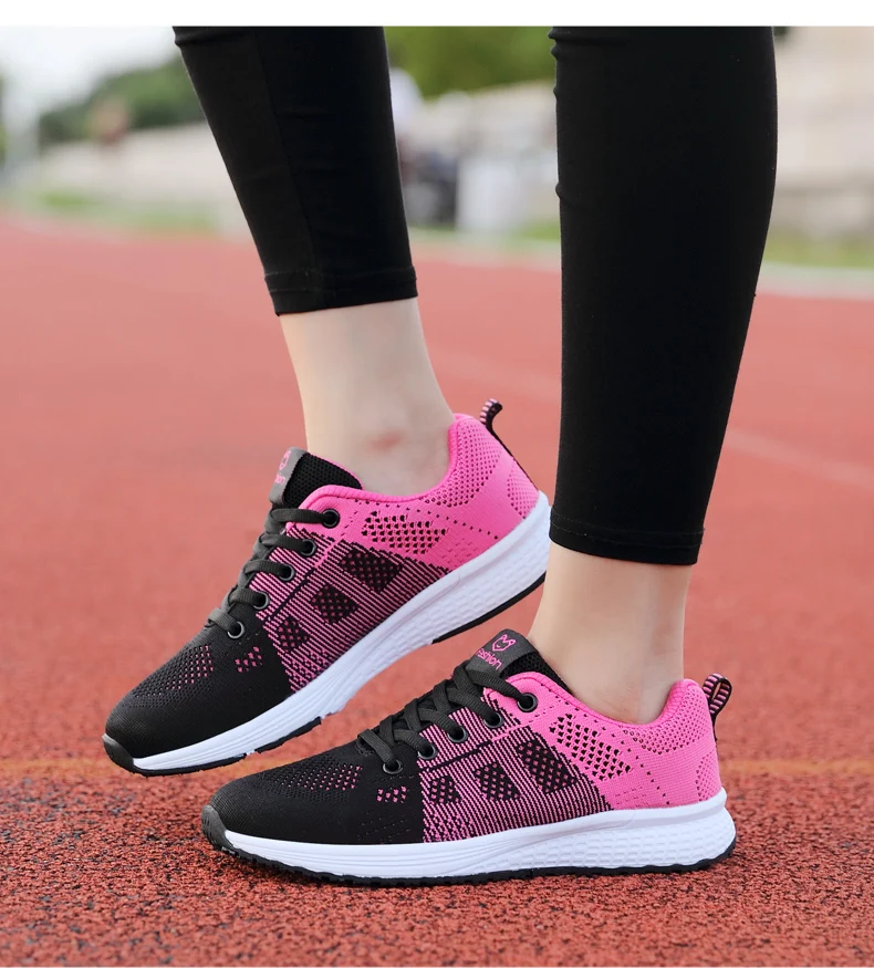 Women Shoes Summer Fashion Men Casual Shoes Lightweight Breathable Sneakers Lace Up Tenis Masculino