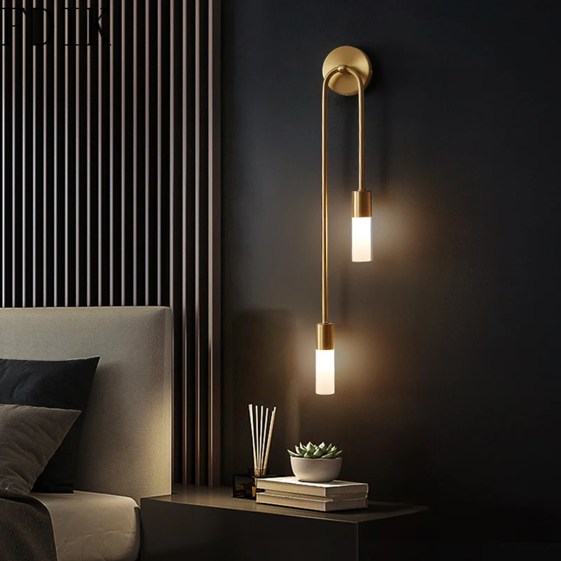 

Modern Wall Lamp Simple LED Lightening for Living Room Bedroom Bedside Aisle Wall Sconce Home Decor Wall Light Fixture Wandlamp