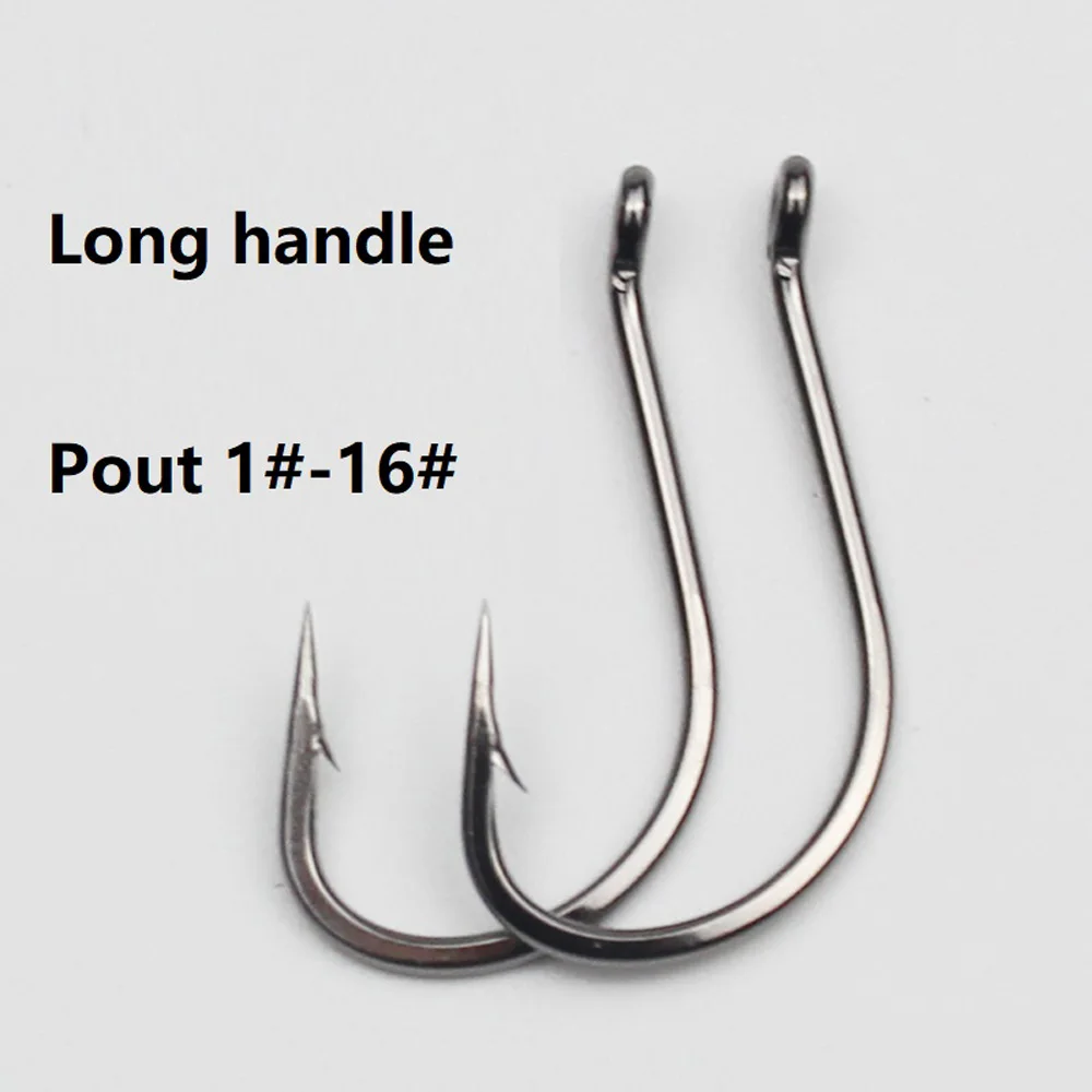 20pcs/lot Fish Hooks 1#--16#  Carp Fishing Hooks in Fly Fishhooks Jig Big with Barbed Hook fishing Accessories Pesca