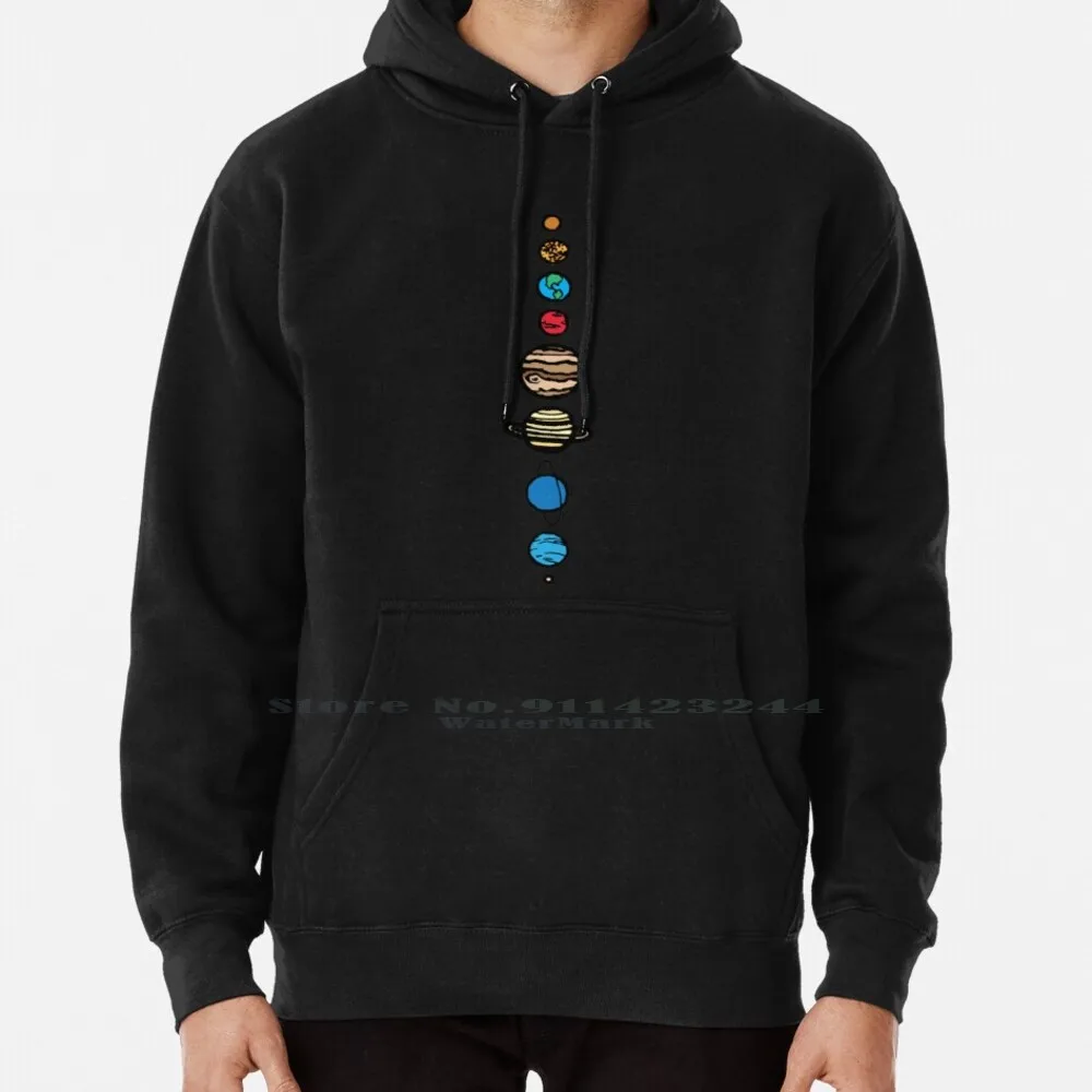 

Planets Colour Hoodie Sweater 6xl Cotton Geeleebee Tpdesigns Triangular Paradise Sketchy Black Solar System Jupiter Saturn