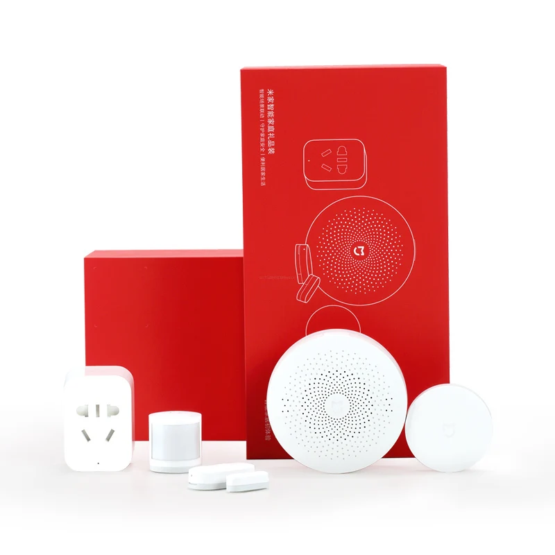 Xiaomi Mijia Smart Home Family suit Kit Gateway Window Door Sensors Body Sensor Wireless Switch Zigbee Mi 5 in 1 Security Kit