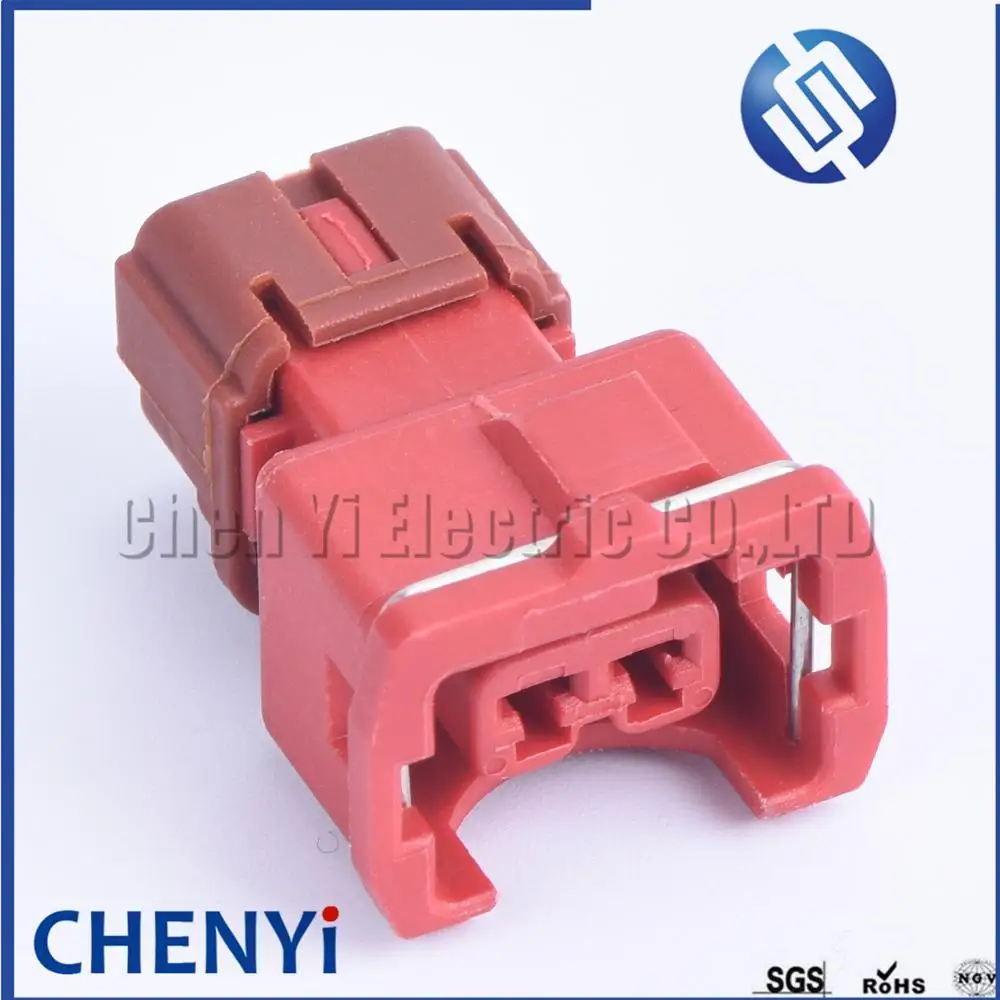2 Pin red PB187-02326 3.5mm Series Female Waterproof Knock Detonation Sensor Plug auto connectors DJ7023YD-3.5-21
