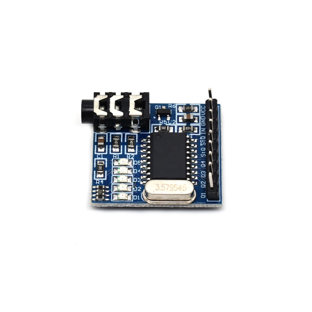 WAVGAT 1PCS MT8870 DTMF Voice Decoding Module Phone Module Speech Decoding Voice Board Module LED Indicators With Pins